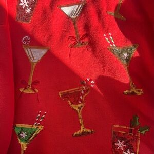 State of Mind Red Festive Sweatshirt